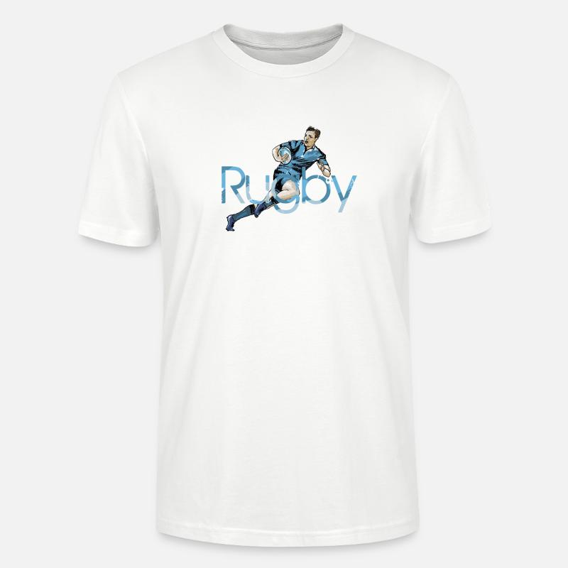 Rugby - Stanley/Stella CRAFTER Unisex Organic T-Shirt - white