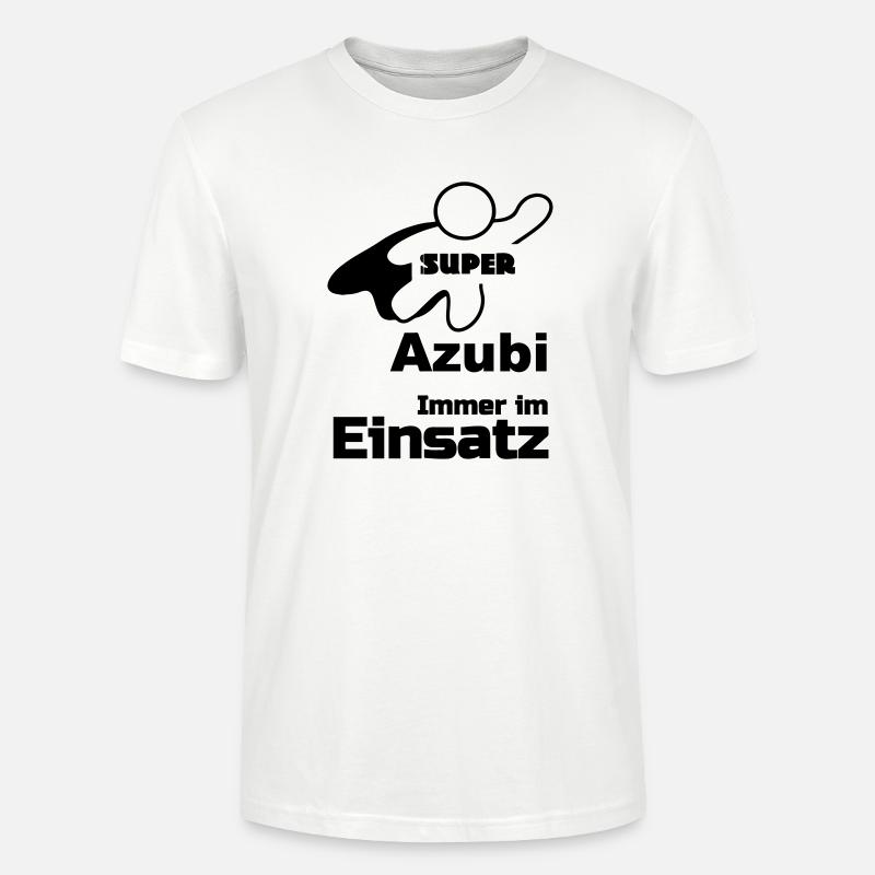 Super Azubi Geschenk - Stanley/Stella Unisex Bio-T-Shirt CRAFTER - Weiß