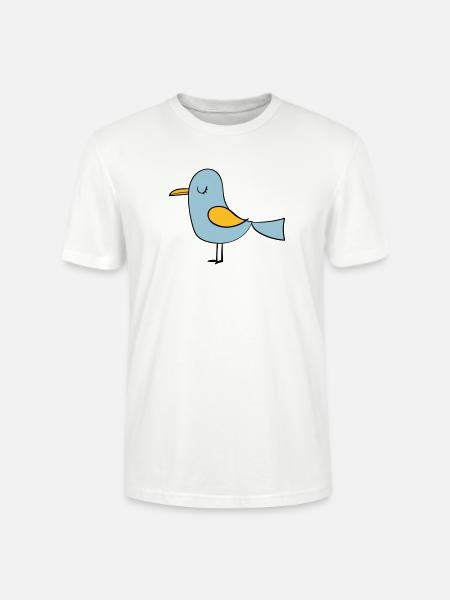 oiseau - T-shirt bio CRAFTER Stanley Stella Unisexe - blanc