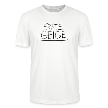 Erste Geige - Stanley/Stella Unisex Bio-T-Shirt CRAFTER - Weiß - Vorne - Alina (178cm) & Michal (187cm)