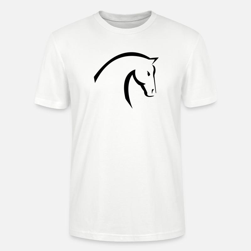 Pferd - Stanley/Stella Unisex Bio-T-Shirt CRAFTER - Weiß