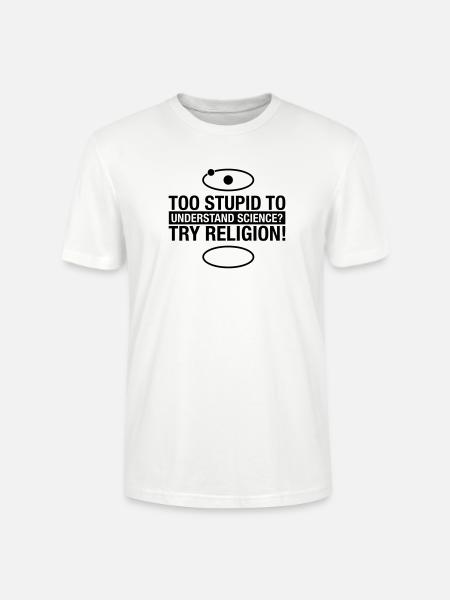 science-religion - Stanley/Stella Unisex Bio-T-Shirt CRAFTER - Weiß