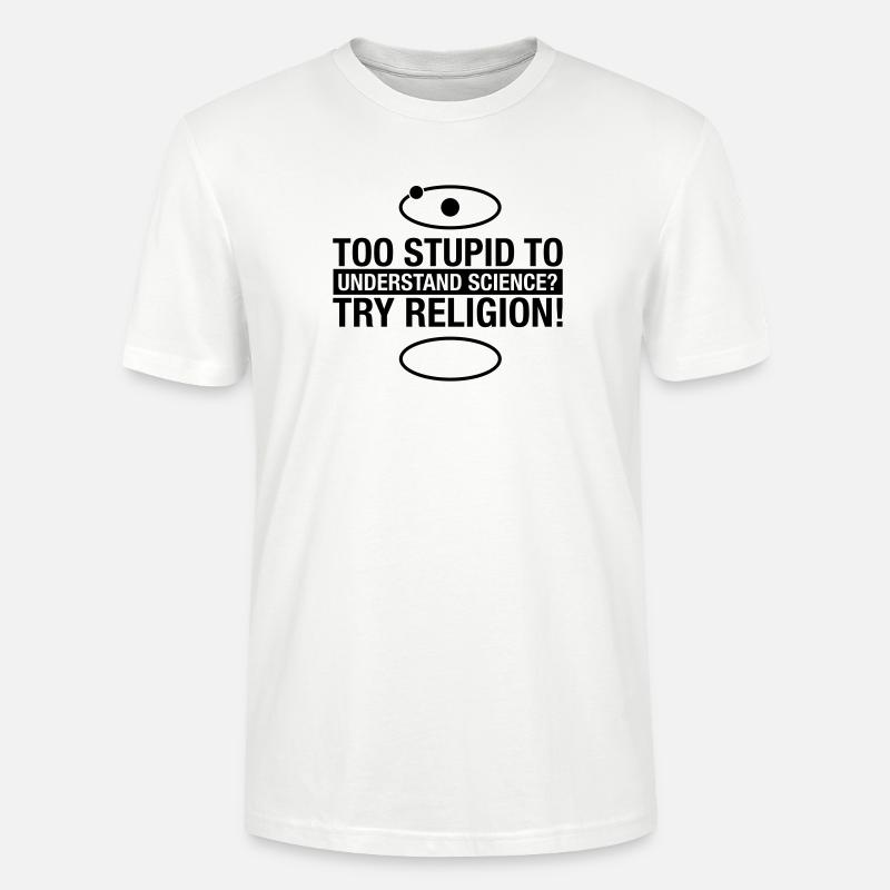 science-religion - Stanley/Stella Unisex Bio-T-Shirt CRAFTER - Weiß