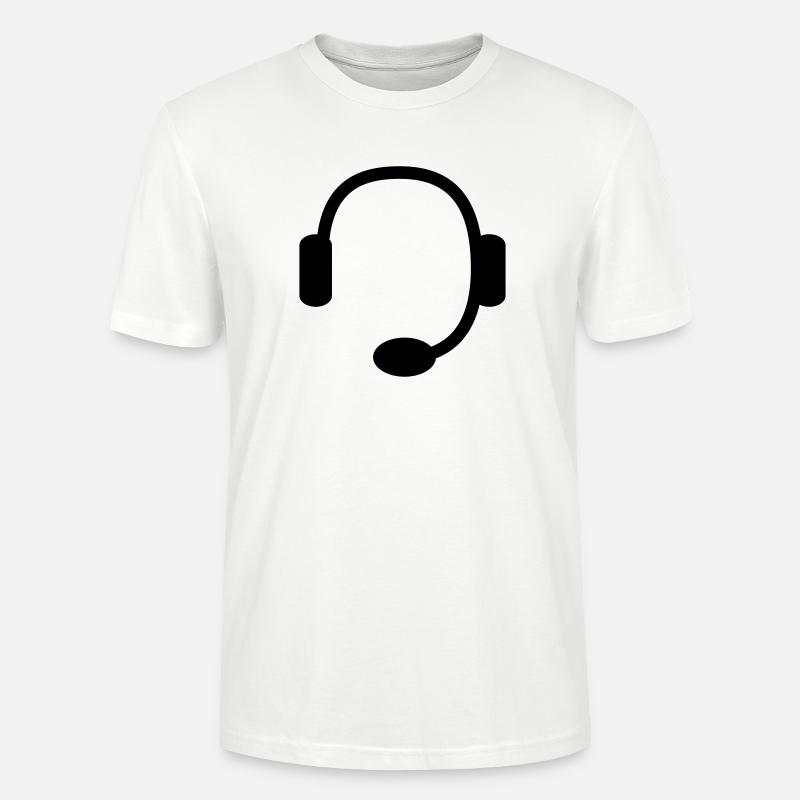 headset - Stanley/Stella Unisex Bio-T-Shirt CRAFTER - Weiß