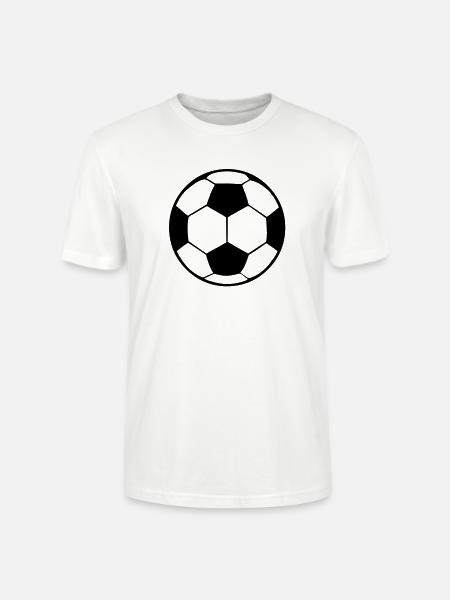 fussball - Stanley/Stella CRAFTER Unisex Organic T-Shirt - white