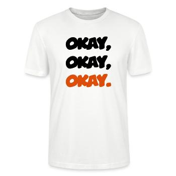 Ok - Stanley/Stella CRAFTER Unisex Organic T-Shirt - white - Front - Alina (178cm) & Michal (187cm)