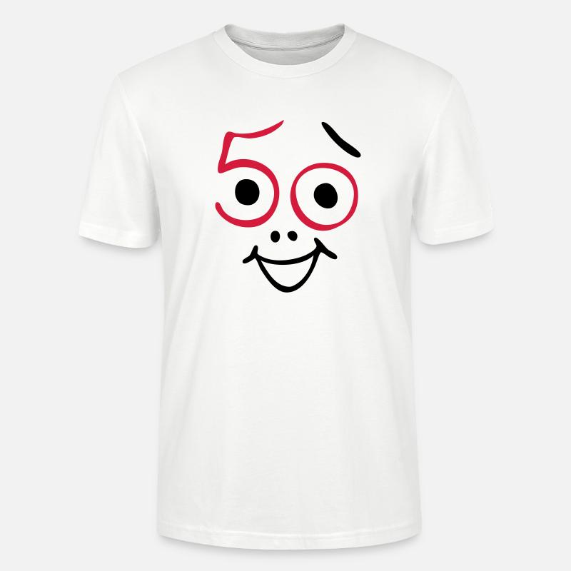 50 Jahre und noch frisch ! - Stanley/Stella Unisex Bio-T-Shirt CRAFTER - Weiß