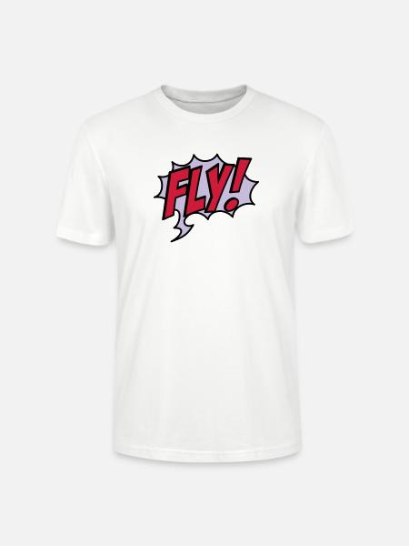 2541614 15932863 fly - Stanley/Stella CRAFTER Unisex Organic T-Shirt - white
