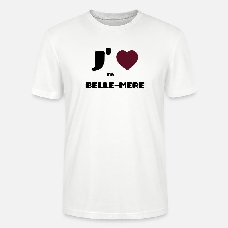 Ich liebe meine Mutter (V) - Stanley/Stella Unisex Bio-T-Shirt CRAFTER - Weiß