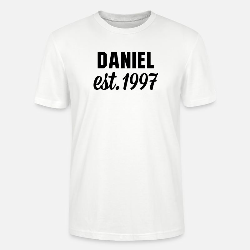 Daniel est 1997 - Stanley/Stella Unisex Bio-T-Shirt CRAFTER - Weiß