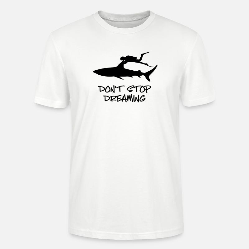 Hai tauchen - Stanley/Stella Unisex Bio-T-Shirt CRAFTER - Weiß