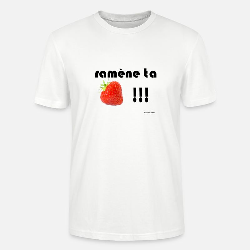 Sichern Sie Ihre Erdbeeren - Stanley/Stella Unisex Bio-T-Shirt CRAFTER - Weiß