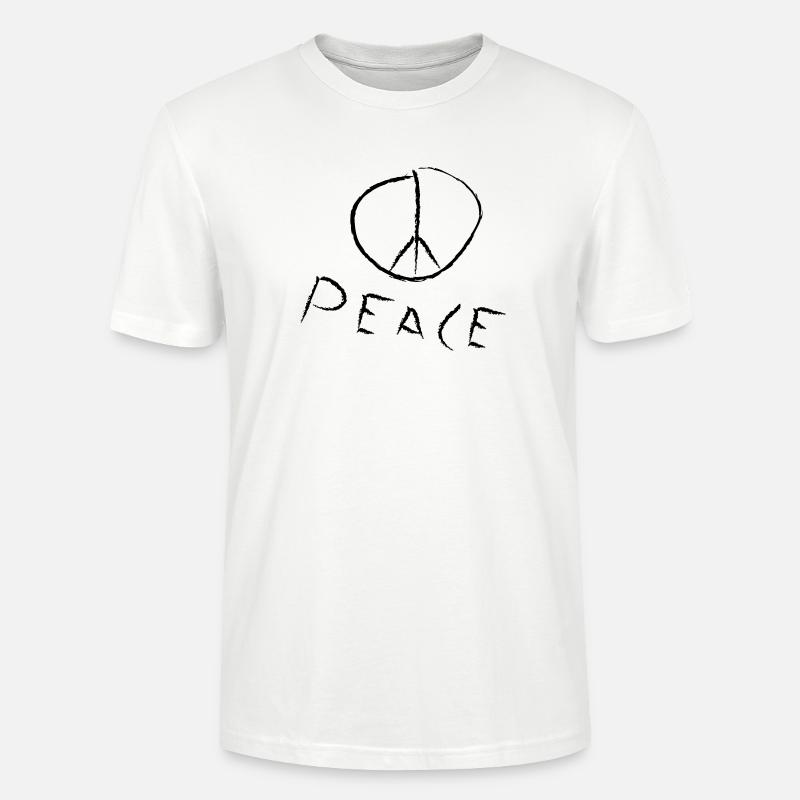peace exit-shirt - Stanley/Stella Unisex Bio-T-Shirt CRAFTER - Weiß