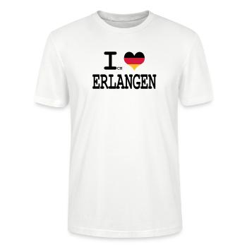 I love gain - Stanley/Stella CRAFTER Unisex Organic T-Shirt - white - Front - Alina (178cm) & Michal (187cm)