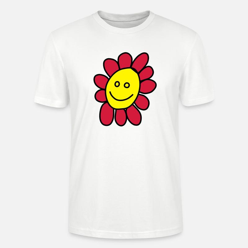 Ich bin eine Blume - Stanley/Stella Unisex Bio-T-Shirt CRAFTER - Weiß