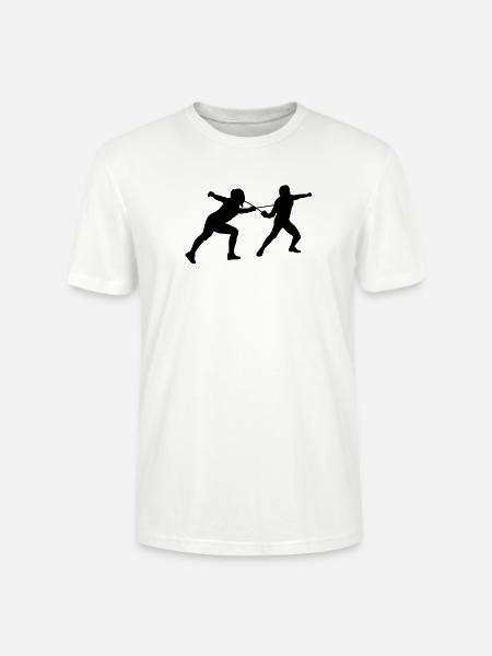 fechten - Stanley/Stella CRAFTER Unisex Organic T-Shirt - white