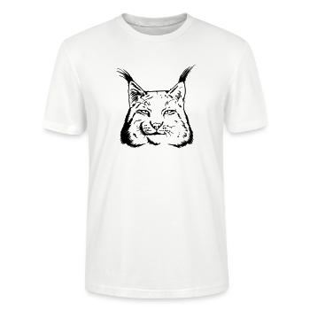 lynx - Stanley/Stella Unisex Bio-T-Shirt CRAFTER - Weiß - Vorne - Alina (178cm) & Michal (187cm)