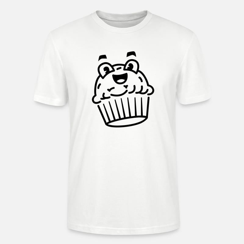 Cupcake - Stanley/Stella CRAFTER Unisex Organic T-Shirt - white