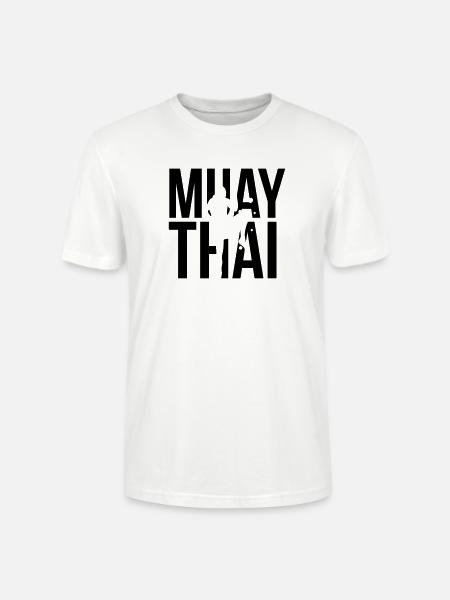 muay thai - Stanley/Stella CRAFTER Unisex Organic T-Shirt - white