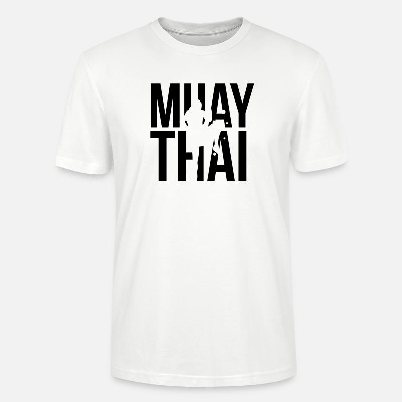 muay thai - Stanley/Stella Unisex Bio-T-Shirt CRAFTER - Weiß