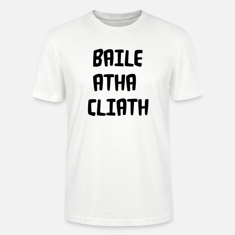 Baile Atha Cliath - Stanley/Stella CRAFTER Unisex Organic T-Shirt - white