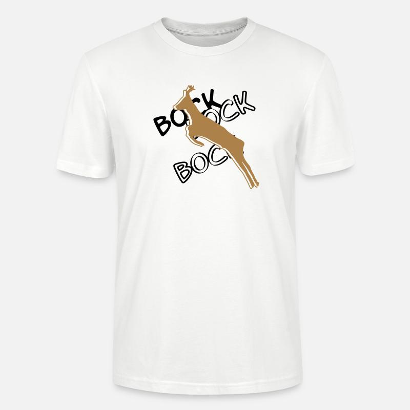 Bock³ - Stanley/Stella Unisex Bio-T-Shirt CRAFTER - Weiß