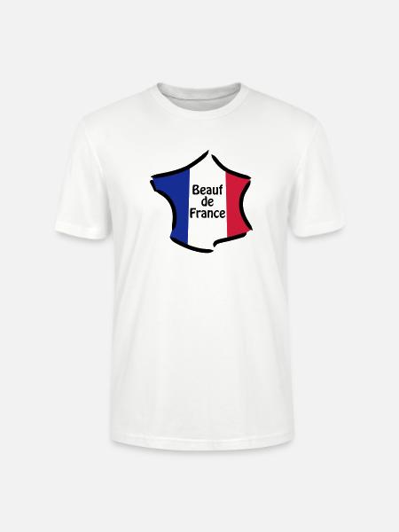 Redneck Frankreich - Stanley/Stella Unisex Bio-T-Shirt CRAFTER - Weiß