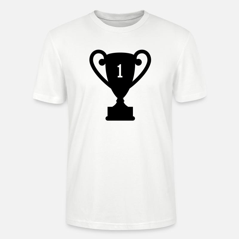 trophy Trophäe preis - Stanley/Stella Unisex Bio-T-Shirt CRAFTER - Weiß