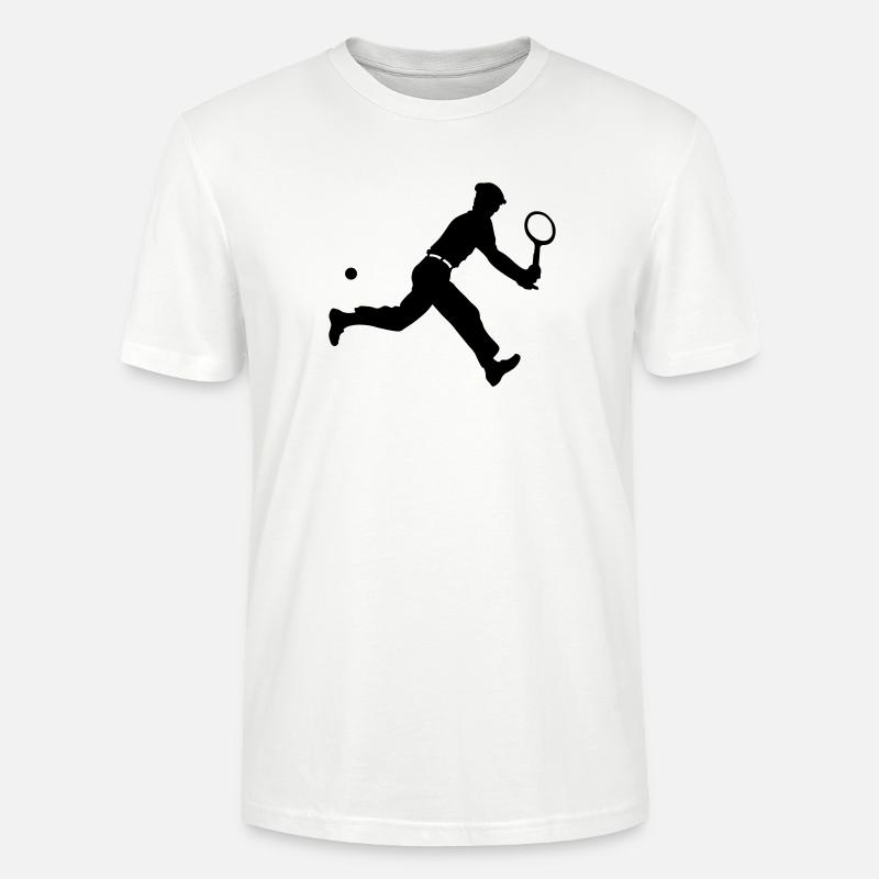 Tennis retro - Stanley/Stella Unisex Bio-T-Shirt CRAFTER - Weiß