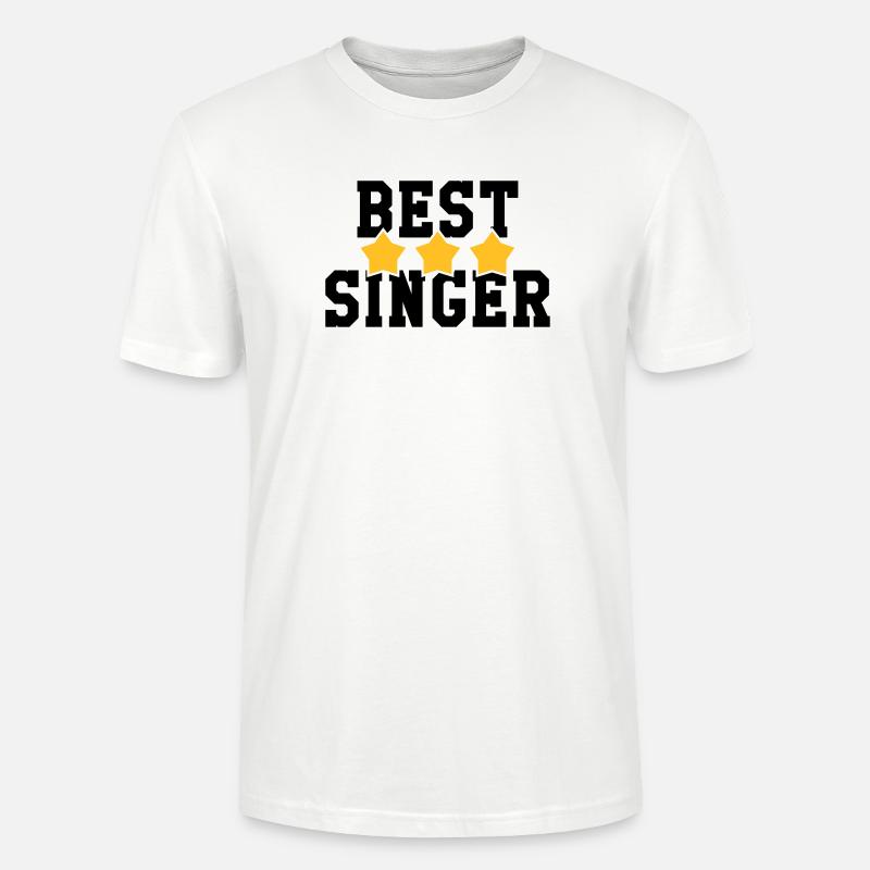 Best Singer - Stanley/Stella Unisex Bio-T-Shirt CRAFTER - Weiß