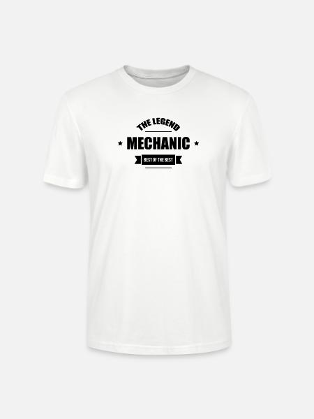 Mechanic - Stanley/Stella CRAFTER Unisex Organic T-Shirt - white