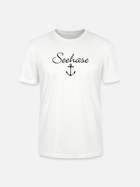 Seehase Anker Bodensee Design - Stanley/Stella Unisex Bio-T-Shirt CRAFTER - Weiß
