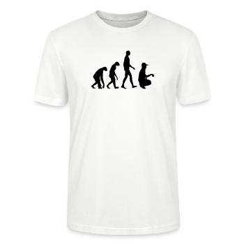 Petanque / Boules / Sport / Spiel - Stanley/Stella Unisex Bio-T-Shirt CRAFTER - Weiß - Vorne - Alina (178cm) & Michal (187cm)