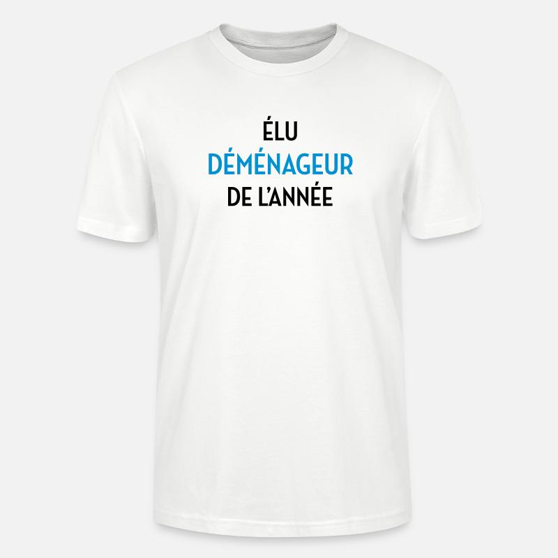 frachtführer / möbelpacker / mover / bewegen - Stanley/Stella Unisex Bio-T-Shirt CRAFTER - Weiß