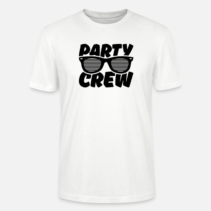 party crew - Stanley/Stella Unisex Bio-T-Shirt CRAFTER - Weiß