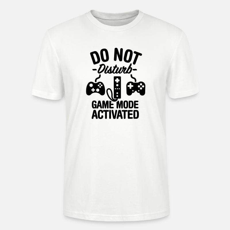 Do not disturb game mode activated - Stanley/Stella Unisex Bio-T-Shirt CRAFTER - Weiß