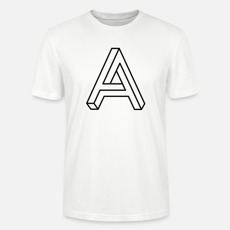 Forme Impossible – Conception d’illusion d’optique - T-shirt bio CRAFTER Stanley Stella Unisexe - blanc