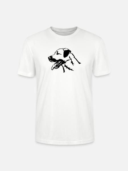 Kangal head - Stanley/Stella CRAFTER Unisex Organic T-Shirt - white