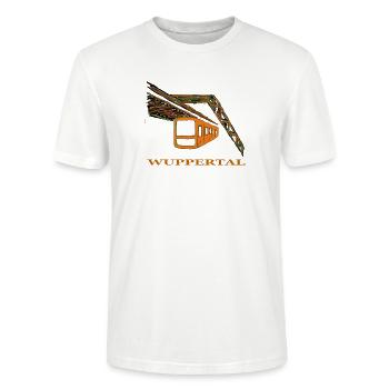 Schwebebahn - Stanley/Stella Unisex Bio-T-Shirt CRAFTER - Weiß - Vorne - Alina (178cm) & Michal (187cm)