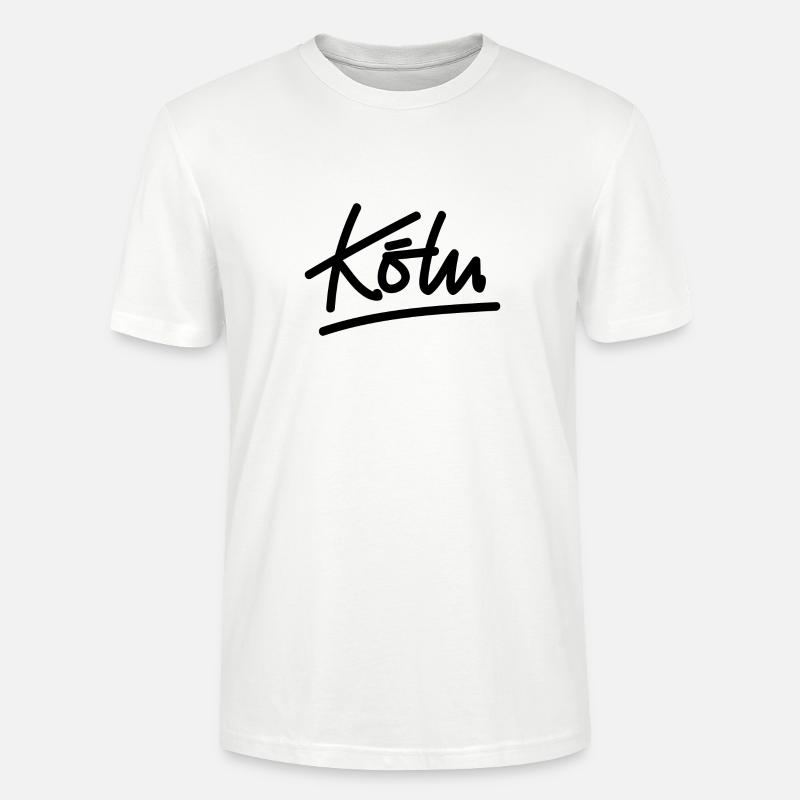 Cologne - écriture - T-shirt bio CRAFTER Stanley Stella Unisexe - blanc