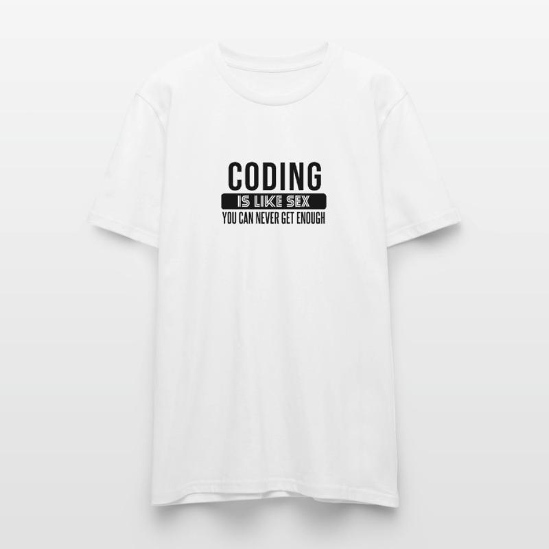Coding Statement – Provocative Developer Design Stanley/Stella CRAFTER Unisex Organic T-Shirt