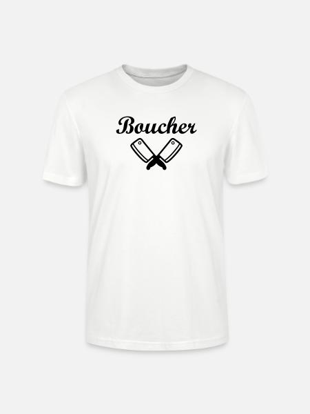 Boucher - T-shirt bio CRAFTER Stanley Stella Unisexe - blanc
