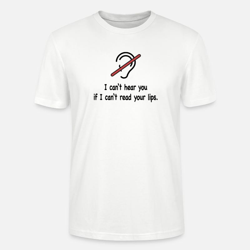 Für Hörgeschädigte - Stanley/Stella Unisex Bio-T-Shirt CRAFTER - Weiß