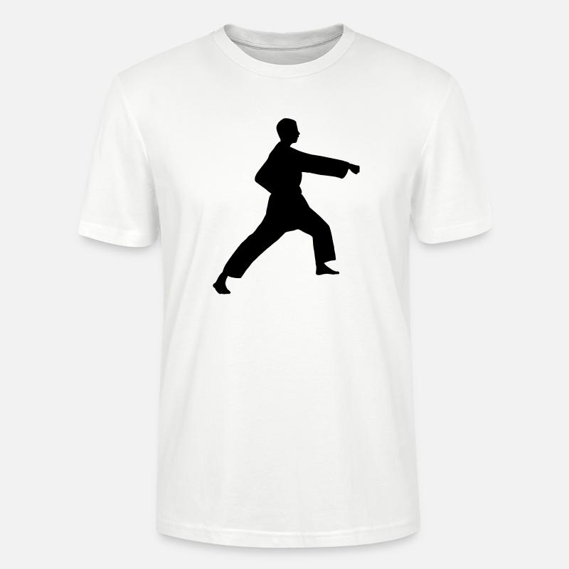 Punsch Karate oder Teakwondo Punsch - Stanley/Stella Unisex Bio-T-Shirt CRAFTER - Weiß