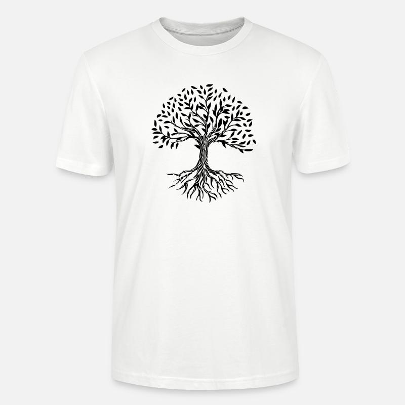 baum - Stanley/Stella Unisex Bio-T-Shirt CRAFTER - Weiß