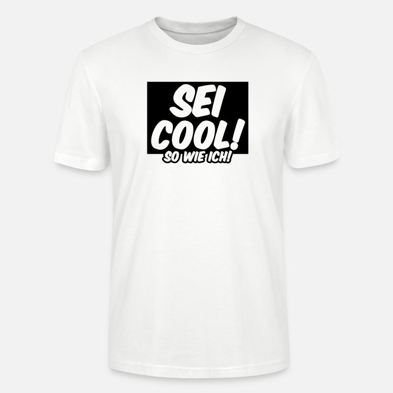 Cool Freunde Freundschaft Statement Sprüche - Stanley/Stella Unisex Bio-T-Shirt CRAFTER - Weiß