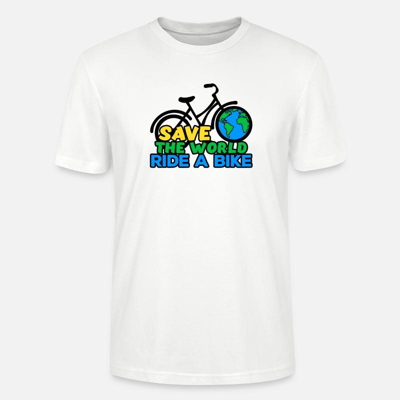 Umwelt Mutter Erde Statement Umweltschutz - Stanley/Stella Unisex Bio-T-Shirt CRAFTER - Weiß