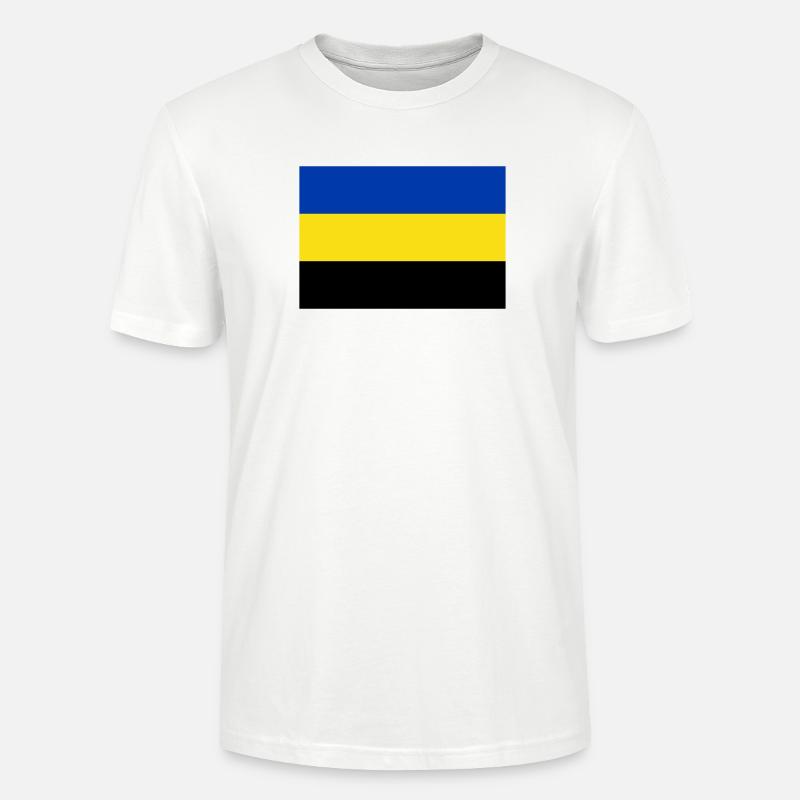 Drapeau de la Gueldre - T-shirt bio CRAFTER Stanley Stella Unisexe - blanc
