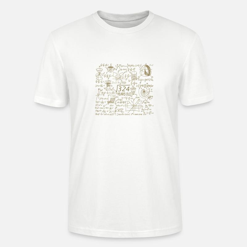 18th Birthday Math Math Student Mathefan - Stanley/Stella CRAFTER Unisex Organic T-Shirt - white