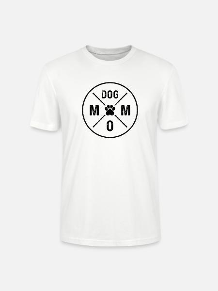 Dog Mom - Stanley/Stella Unisex Bio-T-Shirt CRAFTER - Weiß